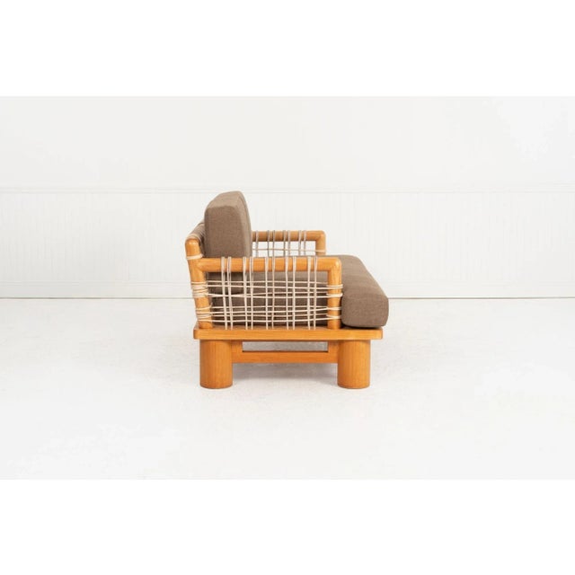 Wood Karl Springer for Karl Springer, LTD Dowelwood Sofa1980c. For Sale - Image 7 of 18