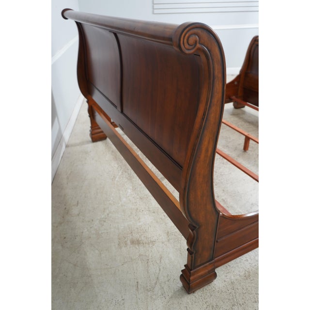Ethan Allen Tuscany King Size Sleigh Bed Chairish