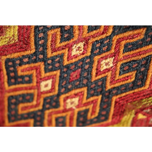 Vintage Hand-Knotted Turkmen Wall Hanging, 1930s For Sale - Image 14 of 18