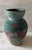 Vintage mid century terracotta pottery vase featuring a sgraffito (technique where lines are carved into the clay)...