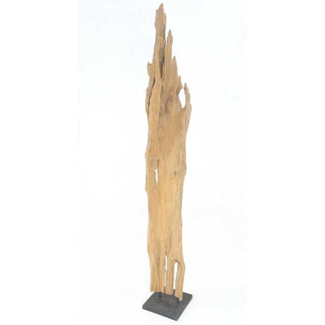 彫刻 WOOD MONUMENT Mid Century Modern Light Wood 73