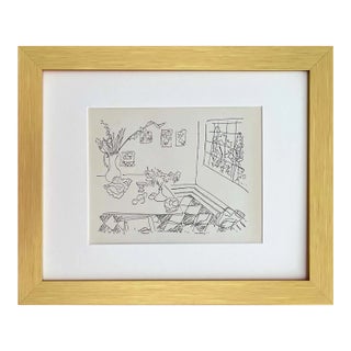 Matisse Lithograph 31 Dessins Atelier-Framed1968 For Sale