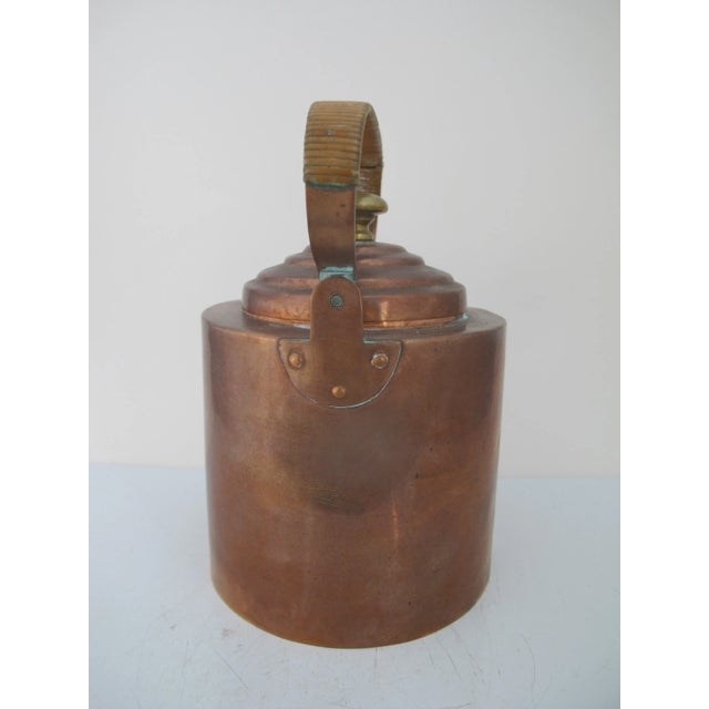 Chinese Antique Chinese Copper Tea Kettle Teapot For Sale - Image 3 of 10