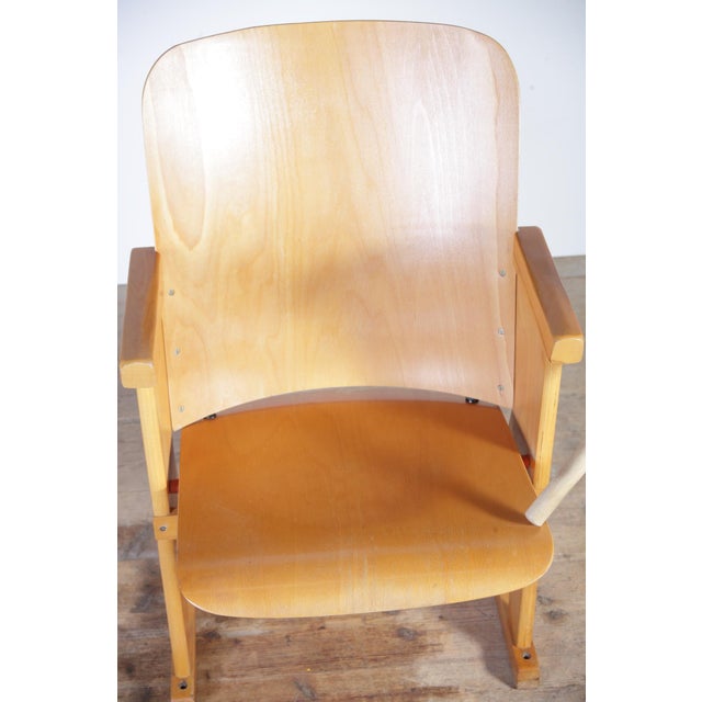 Beige Vintage Cinema Bench from Ton, 1960s For Sale - Image 8 of 11