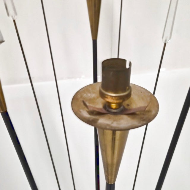 Vintage Floor Lamps by René Mathieu for Maison Lunel, 1950s, Set of 2 For Sale - Image 9 of 10