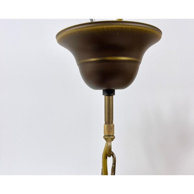 Hollywood Regency Wheat Floral Bouquet Gilt Iron Chandelier by Hans Kögl, 1970s For Sale - Image 18 of 18