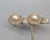 Ciner Vintage 1980s Signed Ciner Goldtone Faux-Pearl & Pavé Clear Rhinestone Clip Earrings-2 Pieces For Sale - Image 4 of 7