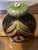 Ceramic Small Art Nouveau Majolica Lampshade with Raised Floral Decoration, 1890s For Sale - Image 7 of 18