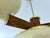 Vintage Art Deco Pendant Light in Wood and Glass, 1930s For Sale - Image 16 of 18