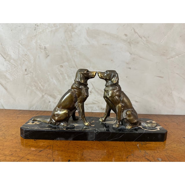 Vintage Setters Bookends, 1950, Set of 2 For Sale - Image 13 of 16