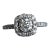 Natural Diamond Engagement Ring in 14kt White Gold - 0.70ct Center, Appraised, Size 5.75 For Sale