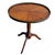 Antique French Neoclassical Mahogany Sunburst Inlaid Oval Side Table With Pierced Brass Gallery, Circa 1900 For Sale - Image 4 of 14