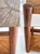 1960s Large Woven Rush Stool With Walnut Wood Frame For Sale - Image 10 of 13
