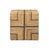 The Woven Fox Cube brings textural warmth and geometric interest to your living room or bedroom with its handwoven banana...