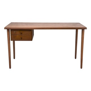 Vintage Teak Desk with Drawers, 1960s For Sale