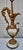 Antique Gilded Metal Lamp Renaissance Style Ornate Ewer Designed Figural Details For Sale - Image 14 of 17