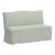Slipcover Dining Banquette in Zuma Seafoam For Sale