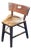 Early Hand Made American Wood Chair in a Triangular Form For Sale
