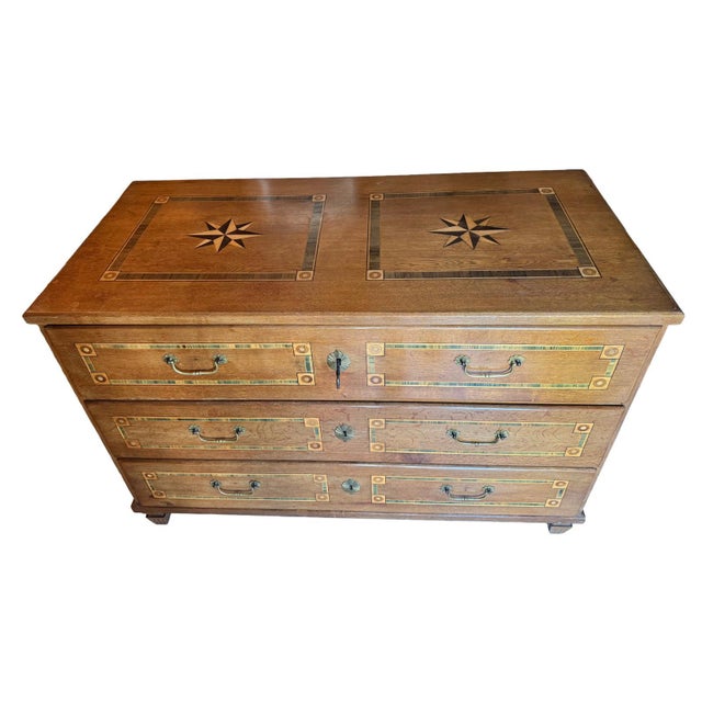Josephine Biedermeier Austrian Walnut Commode with Marquetry, Vienna, 1830 For Sale - Image 16 of 16
