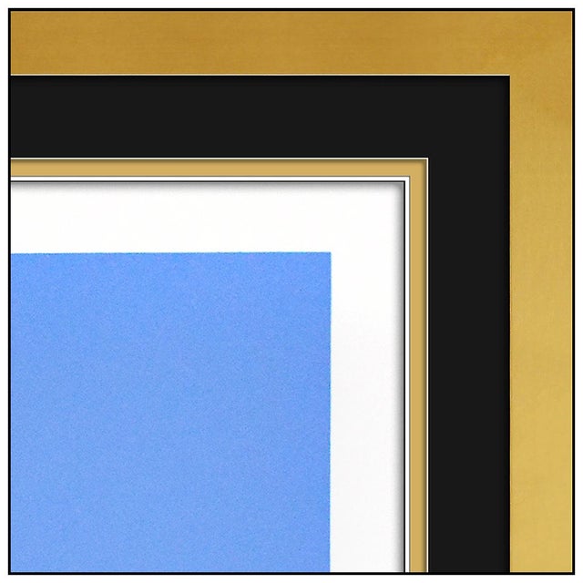 1972 in the Stretch Modern Blue Screenprint LeRoy Neiman For Sale In Minneapolis - Image 6 of 6