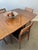 1960s Mid Century Walnut and Cane Dining Set For Sale - Image 5 of 16