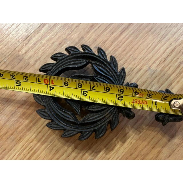 Antique Cast Iron Mini Trivets- Set of 4 For Sale - Image 10 of 11