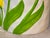 White Ceramic Planter With Hand Painted Tulips For Sale - Image 8 of 10