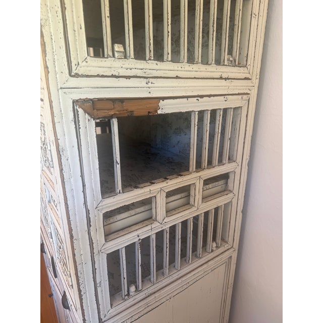 Wood Beautiful Asian Antique Reclaimed Cabinet From Abc Home, , Attributed For Sale - Image 7 of 7