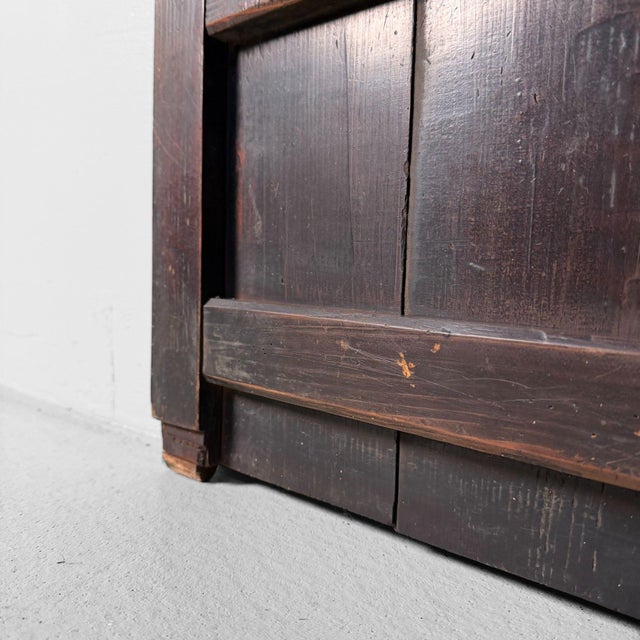 Antique Japanese Wooden Wall Panel, 1890s For Sale - Image 5 of 13