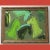 Elegant horse portraits in shades of green. Minimalism, English Traditional, Art Deco, American Expressionism.. Framed in...