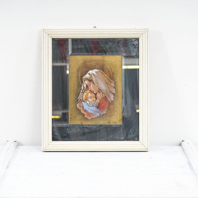 Carlo Parisi, Madonna with Child, Painting For Sale - Image 5 of 5