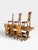 Antique Elizabethan Jacobean Style Oak Refectory Dining Table and Chairs, 1900, Set of 7 For Sale - Image 15 of 18