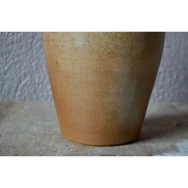 Ceramic Sandstone Vase by Paul Langeron for Pont De Vernes, France, 1960s For Sale - Image 7 of 9