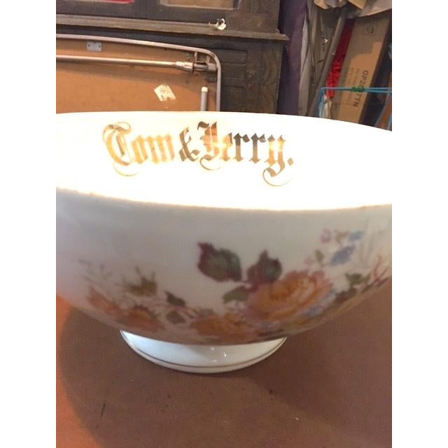 Antique Tom & Jerry Punch Bowl Set 7 Pieces Chairish