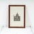 Unknown, Numbered Engraving of a Palace, 1950s, Engraving For Sale - Image 6 of 6