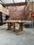 This magnificent solid oak table has been completely restored. Very thick top, atypical shape, old-fashioned assembly,...