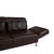Animal Skin Moule Leather Corner Sofa in Brown Chrome with Manual Function from Brühl For Sale - Image 7 of 18