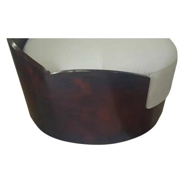 Brown Art Deco Velvet Daybed For Sale - Image 8 of 11