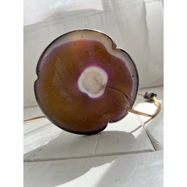 Legras France Large Art Nouveau Table Lamp in Art Glass, Early 20th Century For Sale - Image 4 of 8