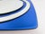 Vintage Italian Space Age Wall Mirror in Cobalt Blue Beveled and Mirrored Glass, 1970s For Sale - Image 6 of 13