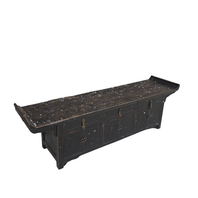 Chinese Classic Altar Low Sideboard For Sale - Image 3 of 5