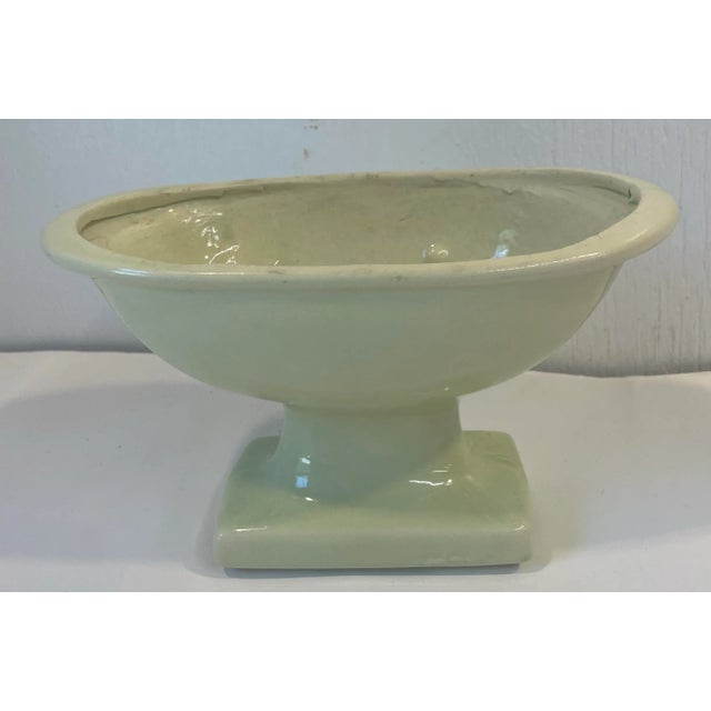 Mid 20th Century Vintage Mint Green Mid Century Planter For Sale - Image 5 of 8