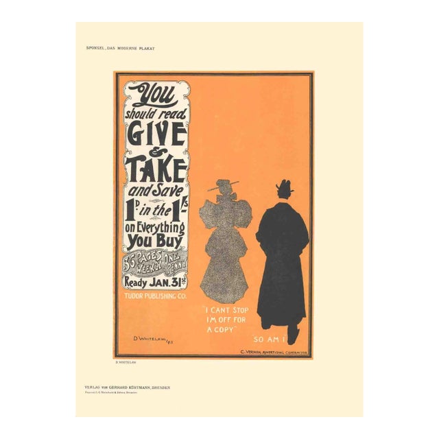 David Whitelaw Give & Take, 1897 For Sale