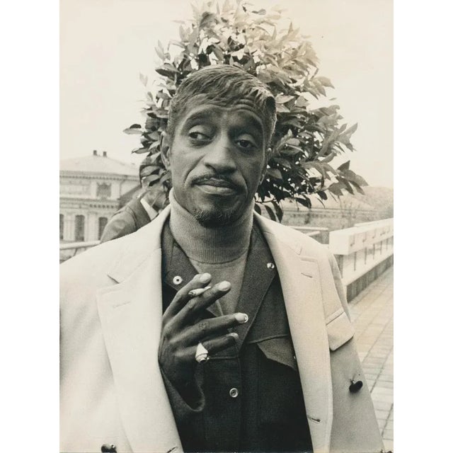 Sammy Davis Jr. Smoking, Photograph For Sale - Image 3 of 3