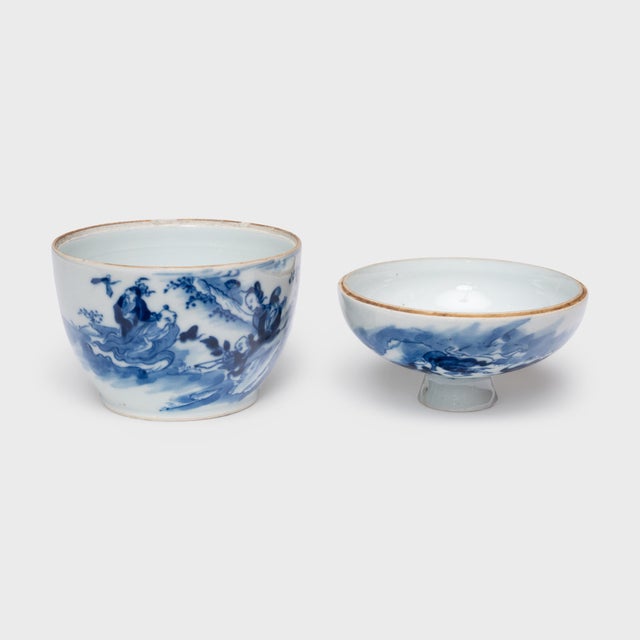 Chinese Blue & White Eight Immortals Jar, C. 1900 For Sale In Chicago - Image 6 of 6