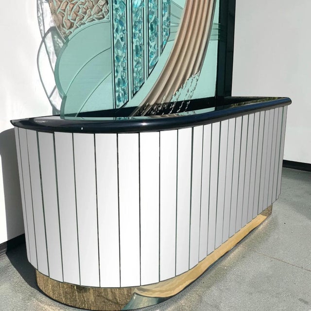 1990s 1990s Giz Studio Massive Art Deco Glass Floor Sculpture For Sale - Image 5 of 13