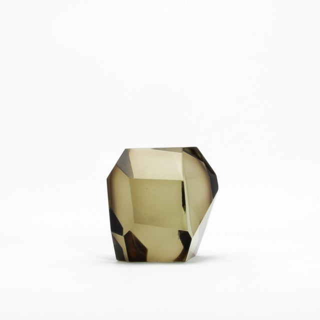 Hand-Blown Murano Diamond Sculpture For Sale - Image 9 of 10