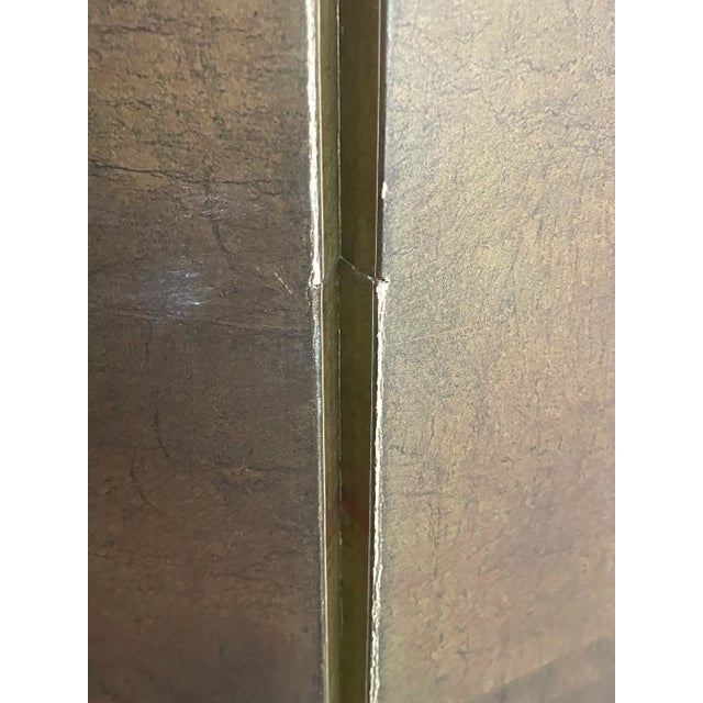 Wood 1950s Japanese Landscape Screen For Sale - Image 7 of 11