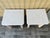 A Pair of Postmodern Custom-Made, Bull-Nose Marble Top Nightstands. Circa 1990s For Sale - Image 17 of 18