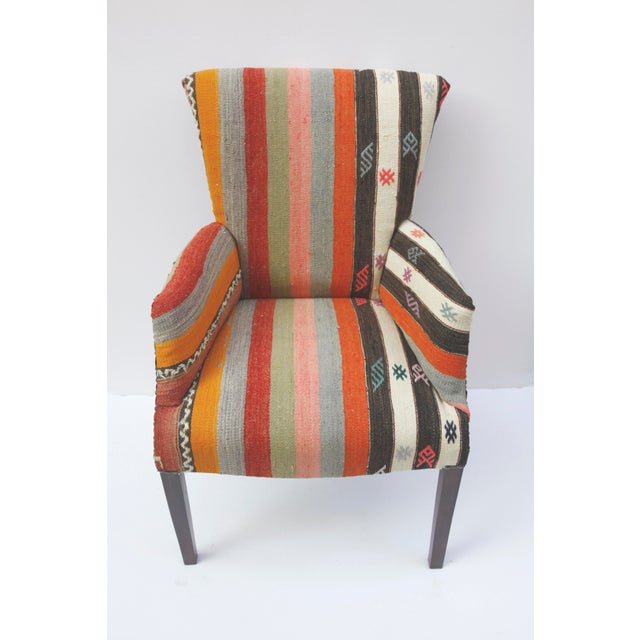 Kilim Upholstery Armchair Chairish